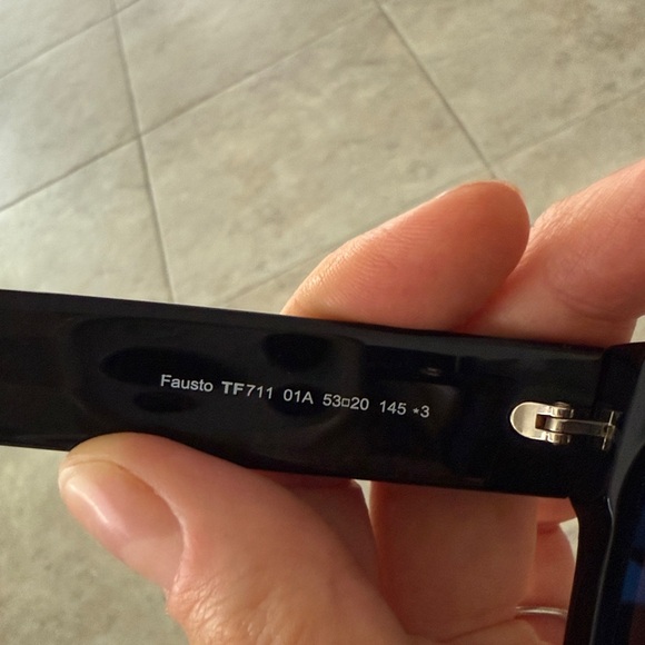 Tom Ford Fausto Black Men’s Sunglasses w/ Case Oversized Square Designer Shades - Picture 14 of 17